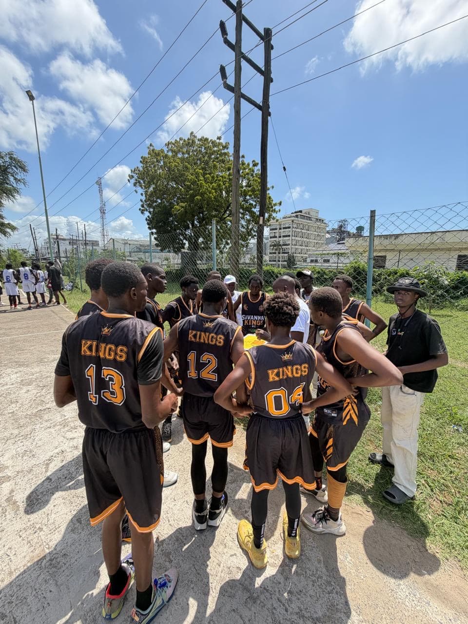 Time out session during A past league game