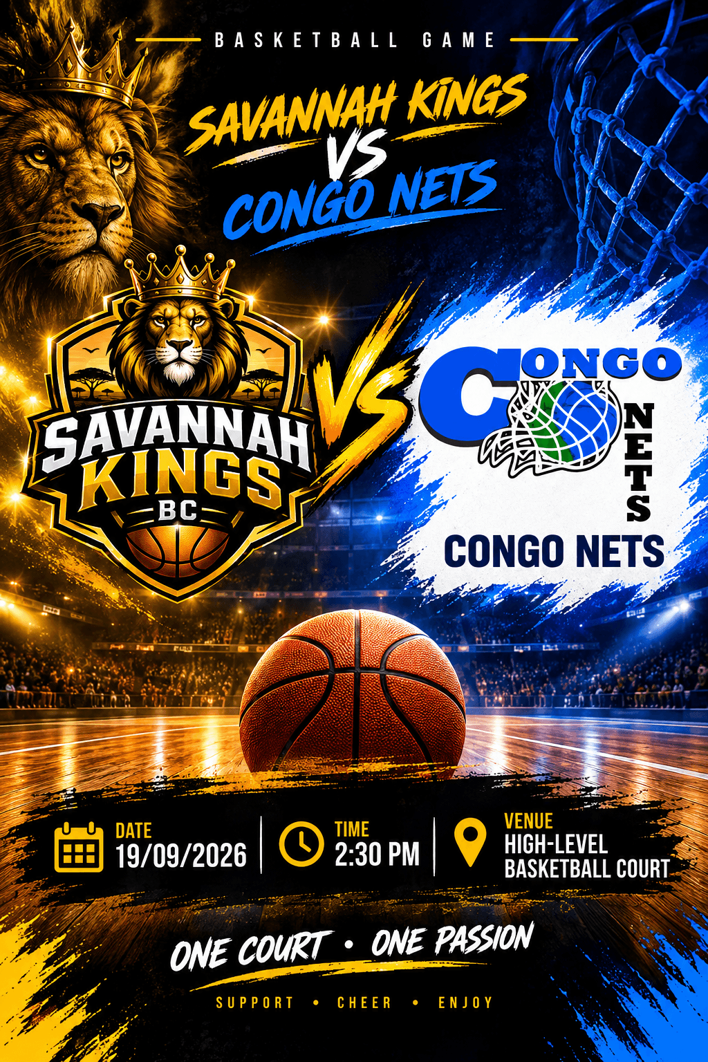 Mombasa Basketball Association League Game : Congo Nets vs Savannah Kings